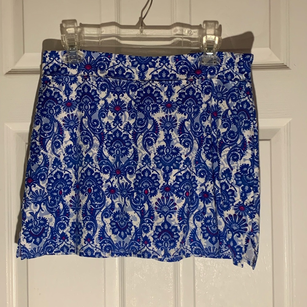 Blue Golf Skort